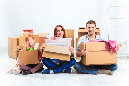 Commercial moving team planning a local relocation in Marks Gate
