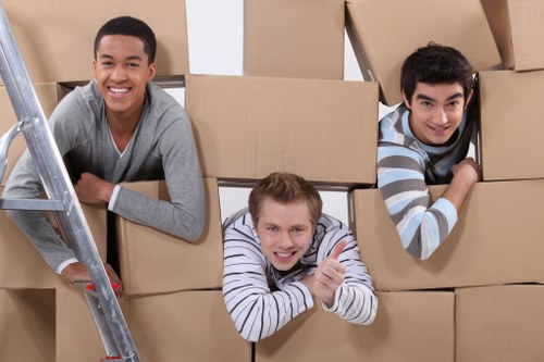 Furniture dismantling and relocation support for Marks Gate offices