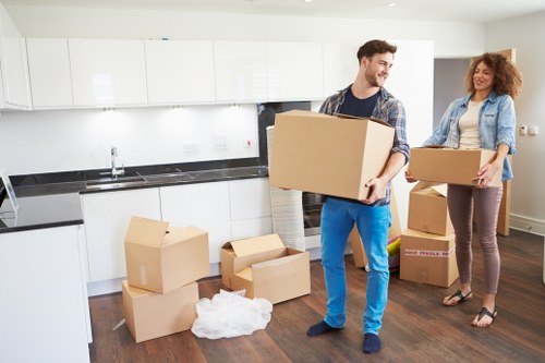 Small business relocation using a removal van in Marks Gate