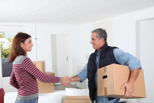 Payment and invoice process for a van moving service