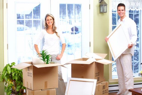 Careful loading of furniture during a local Marks Gate home removal