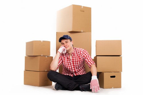 Careful loading for a domestic move in Marks Gate